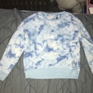 Justice sweater that looks like clouds